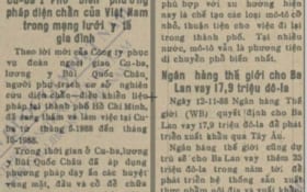 Báo Sài Gòn Giải Phóng năm 1988 đưa tin GS.TSKH Bùi Quốc Châu phổ biến Diện Chẩn tại Cu Ba