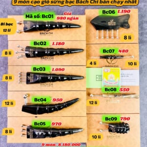 9 món sừng bạc Bách Chi bán chạy nhất