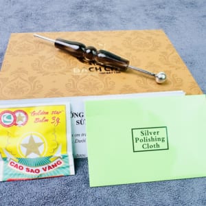 Dò sừng 2 đầu bọc bạc Bách Chi