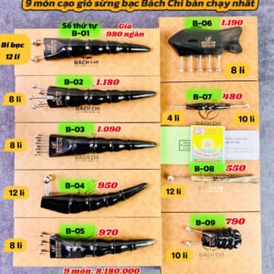 9 món sừng bạc Bách Chi bán chạy nhất