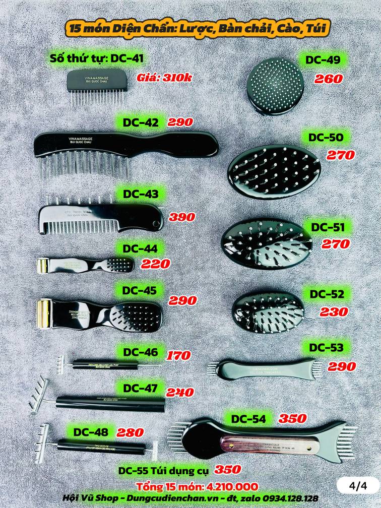 55 dụng cụ Diện Chẩn Bùi Quốc Châu được ưa chuộng nhất.